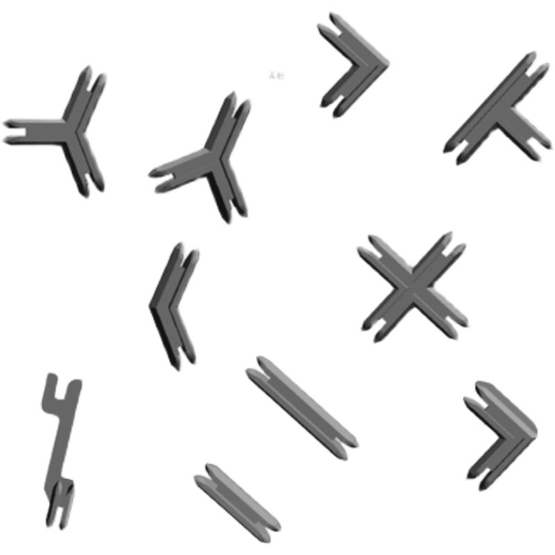 Battle Systems:Plastic Terrain Clips-Grey