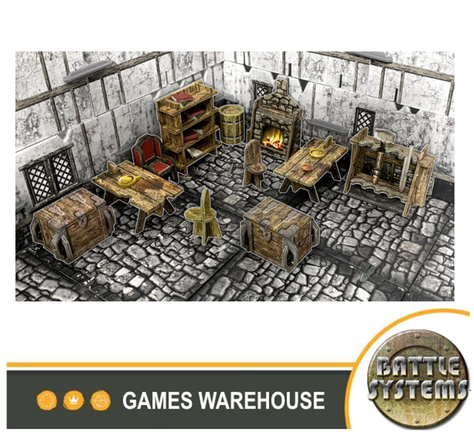 Battle Systems: Fantasy Village Furniture