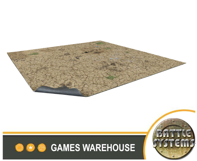 Battle Systems: Desert Wasteland Gaming Mat 2x2
