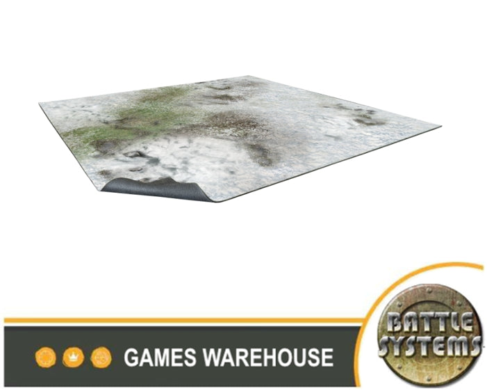 Battle Systems: Winter Snowscape Gaming Mat 2x2