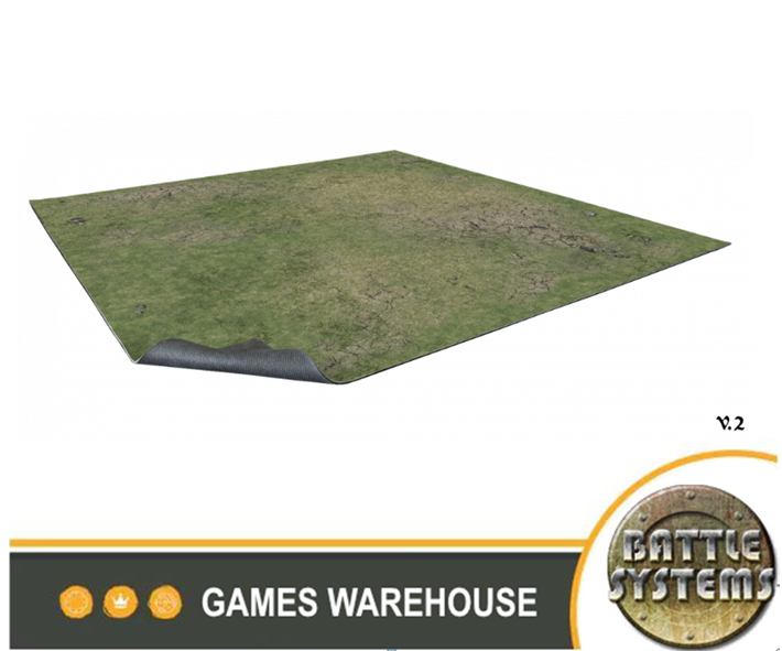 Battle Systems: Grassy Fields Gaming Mat 2x2 v.2
