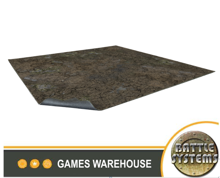 Battle Systems: Muddy Streets Gaming Mat 3x3
